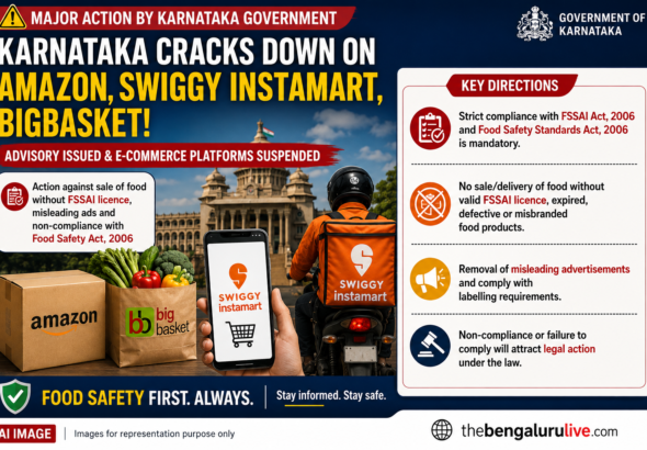 ಇ-ಕಾಮರ್ಸ್ ಹಣ್ಣು-ತರಕಾರಿಗಳಲ್ಲಿ ಧತ್ತೂರಿ ಕಲಬೆರಕೆ ಬಗ್ಗೆ ಕರ್ನಾಟಕ ಆಹಾರ ಸುರಕ್ಷತಾ ಇಲಾಖೆ ಎಚ್ಚರಿಕೆ; ಲಿಸ್ಟಿಂಗ್, ಮಾರಾಟ ಸ್ಥಗಿತಕ್ಕೆ ಸೂಚನೆ