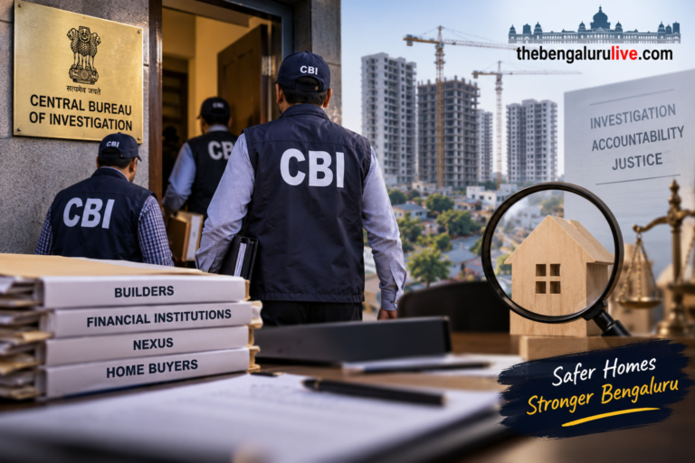 ಬೆಂಗಳೂರು ಬಿಲ್ಡರ್‌ಗಳಾದ Ozone Group, Vivansaa Baalasm ವಿರುದ್ಧ CBI ಪ್ರಕರಣ; ಬೆಂಗಳೂರು, ಮುಂಬೈ, ಪುಣೆಯ 12 ಸ್ಥಳಗಳಲ್ಲಿ ಶೋಧ