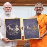 ಪೇಜಾವರ ಶ್ರೀ ವಿಶ್ವೇಶ ತೀರ್ಥರ ಜನ್ಮಶತಮಾನೋತ್ಸವದ ಲಾಂಛನ ಅನಾವರಣಗೊಳಿಸಿದ ಪ್ರಧಾನಿ ಮೋದಿ