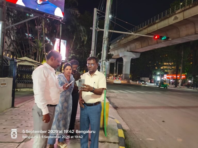ಎಂ.ಜಿ. ರಸ್ತೆಯಲ್ಲಿ ಹಲವು ಬೀದಿ ದೀಪಗಳು ಸ್ಥಗಿತ: ತಕ್ಷಣ ದುರಸ್ತಿ, 6 ವಿಭಾಗಗಳ ವರದಿಗೆ ಬೆಂಗಳೂರು ಕೇಂದ್ರ ನಗರ ಪಾಲಿಕೆ ಸೂಚನೆ