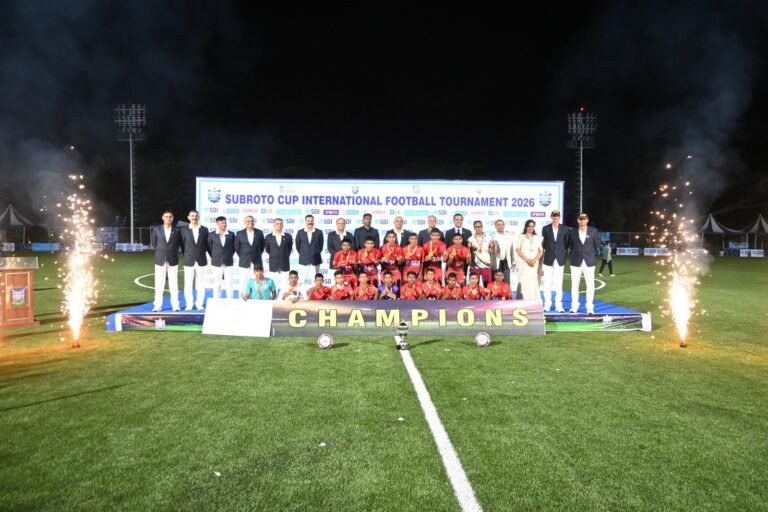 ಸುಬ್ರತೋ ಕಪ್ 2026: ಅಸ್ಸಾಂ ತಂಡವನ್ನು 1-0 ಗೋಲಿನಿಂದ ಮಣಿಸಿ ಸಬ್-ಜೂನಿಯರ್ ಬಾಲಕರ ಪ್ರಶಸ್ತಿ ಗೆದ್ದ ಪಶ್ಚಿಮ ಬಂಗಾಳದ ಮಣಿಕ್‌ಪಾರಾ ವಿವೇಕಾನಂದ ವಿದ್ಯಾಪೀಠ