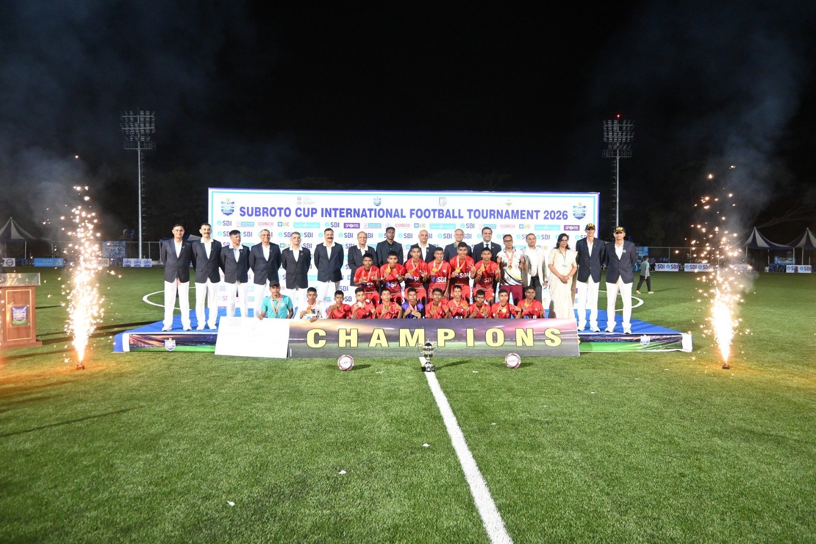 ಸುಬ್ರತೋ ಕಪ್ 2026: ಅಸ್ಸಾಂ ತಂಡವನ್ನು 1-0 ಗೋಲಿನಿಂದ ಮಣಿಸಿ ಸಬ್-ಜೂನಿಯರ್ ಬಾಲಕರ ಪ್ರಶಸ್ತಿ ಗೆದ್ದ ಪಶ್ಚಿಮ ಬಂಗಾಳದ ಮಣಿಕ್‌ಪಾರಾ ವಿವೇಕಾನಂದ ವಿದ್ಯಾಪೀಠ