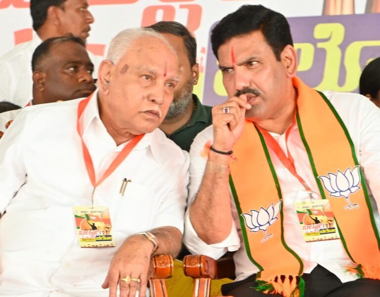 ಕಾಂಗ್ರೆಸ್ ಸರ್ಕಾರದ ವಿರುದ್ಧ ಲಿಂಗಸುಗೂರಿನಿಂದ ಬಿಜೆಪಿ 10 ದಿನಗಳ ಪಾದಯಾತ್ರೆ; ಹೋರಾಟ ಮುಂದುವರಿಯಲಿದೆ ಎಂದ ಬಿ.ವೈ. ವಿಜಯೇಂದ್ರ