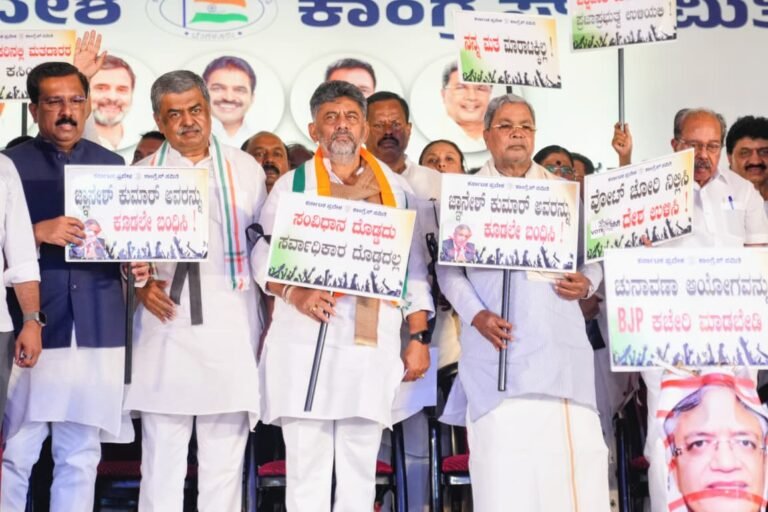 ಚುನಾವಣಾ ಆಯೋಗ ‘ಮತಗಳ್ಳತನದ ಪಾಲುದಾರ’: ಡಿ.ಕೆ. ಶಿವಕುಮಾರ್ ಆರೋಪ; SIR ರದ್ದುಪಡಿಸಿ ಹೊಸ ಪರಿಷ್ಕರಣೆಗೆ ಆಗ್ರಹ