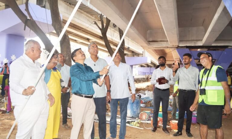 ಸಿಲ್ಕ್ ಬೋರ್ಡ್ ಫ್ಲೈಓವರ್ ಕೆಳಭಾಗ ಅಭಿವೃದ್ಧಿ: ಪ್ರಯಾಣಿಕರಿಗೆ ಆಸನ, ಪಾರ್ಕಿಂಗ್, ಆಟದ ಜಾಗಕ್ಕೆ ಯೋಜನೆ