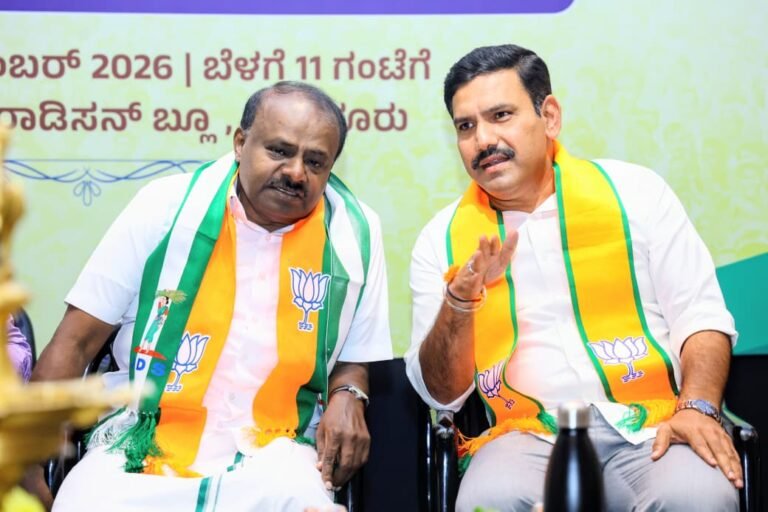 ನಾಲ್ಕು ವಿಧಾನ ಪರಿಷತ್ ಸ್ಥಾನಗಳಿಗೆ ಜಂಟಿ ಸ್ಪರ್ಧೆ; ಕ್ಷೇತ್ರವಾರು ಜವಾಬ್ದಾರಿ ಹಂಚಿದ ಬಿಜೆಪಿ–ಜೆಡಿಎಸ್