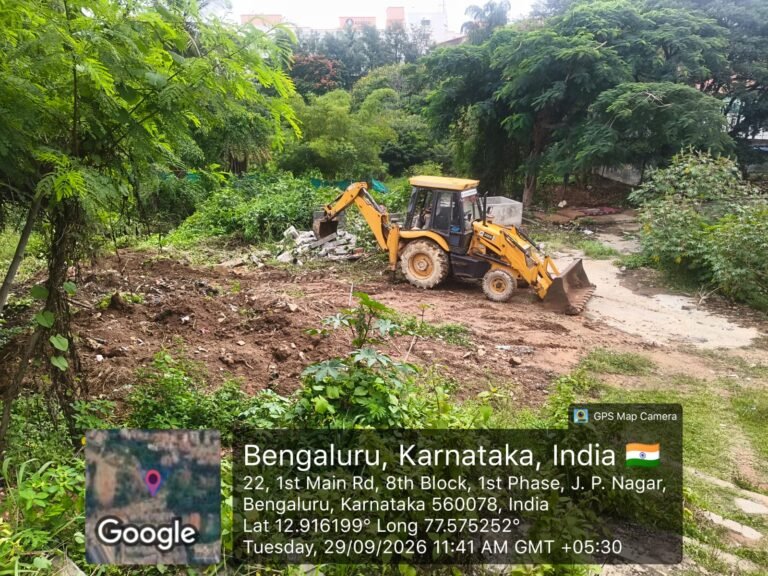 ಬನಶಂಕರಿ ಬಳಿ ₹100 ಕೋಟಿ ಮೌಲ್ಯದ ಜಾಗದ ಒತ್ತುವರಿ ತೆರವು: ದಕ್ಷಿಣ ಪಾಲಿಕೆ ಕಚೇರಿಗೆ ಭೂಮಿ ವಶ