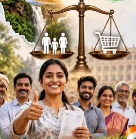ಗ್ರಾಹಕರ ಹಕ್ಕುಗಳನ್ನು ಬಿಂಬಿಸುವ ಕರ್ನಾಟಕ ಕಾಂಗ್ರೆಸ್ ಮೂಲ ಗ್ರಾಫಿಕ್‌ನ ಚಿತ್ರಣ