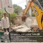 ಹರಳೂರಿನಲ್ಲಿ ರಾಜಕಾಲುವೆ ಜಾಗದಲ್ಲಿನ ಕಾಂಪೌಂಡ್ ತೆರವು