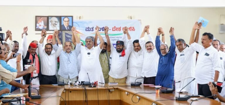ಇಂಡಿಯಾ ಮೈತ್ರಿಕೂಟದಿಂದ ನವೆಂಬರ್ 5ರಂದು ಬೆಂಗಳೂರಿನಲ್ಲಿ ಎಸ್‌ಐಆರ್ ವಿರುದ್ಧ ಪ್ರತಿಭಟನೆ; ರಾಜ್ಯವ್ಯಾಪಿ ಹೋರಾಟಕ್ಕೆ ಸಿದ್ಧತೆ